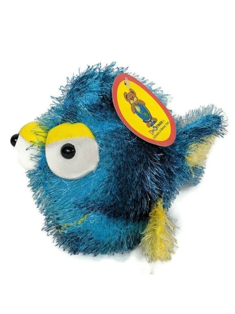 Toy Network Fish Plush Blue Yellow